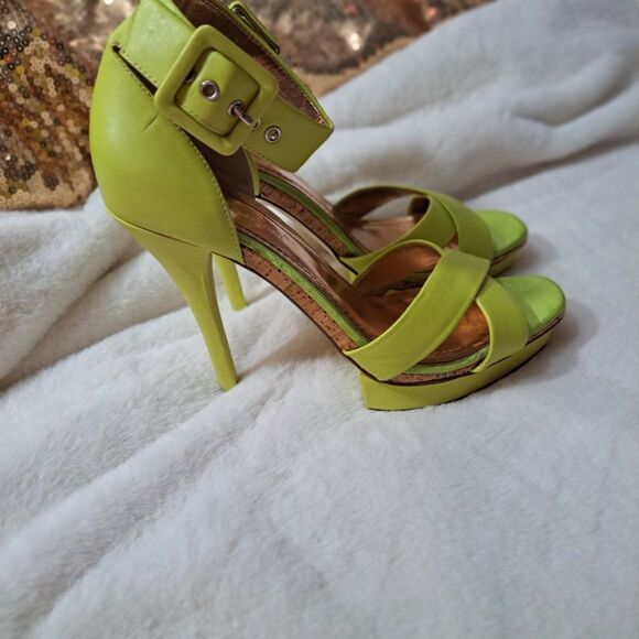 BCBGeneration Lime Heels in Box worn once. - Picture 13 of 16